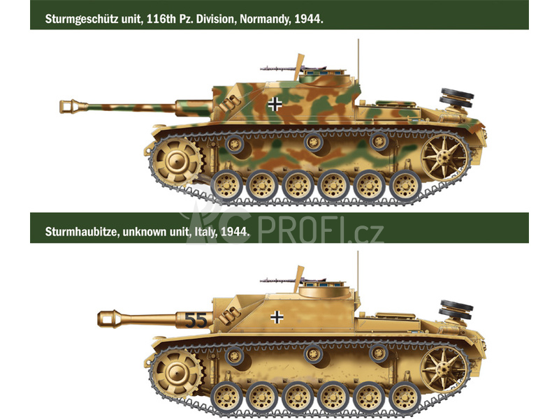 Italeri Wargames - Sd. Kfz. 142/1 Sturmgeschütz III (1:56)