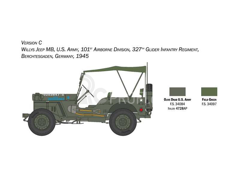 Italeri Willys Jeep MB (1:24)