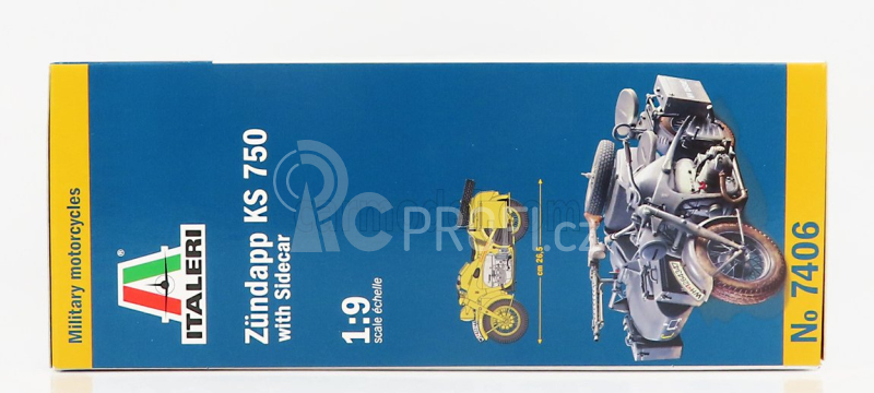 Italeri Zundapp Ks750 With Sidecar Military 1941 1:9 /