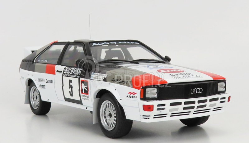 Ixo-models Audi Quattro N 5 Rally 1000 Lakes 1982 S.Blomqvist - B.Cederberg 1:18