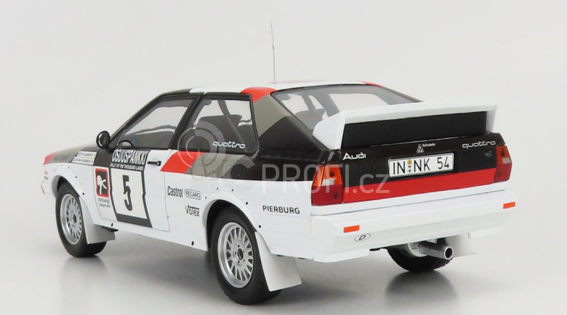 Ixo-models Audi Quattro N 5 Rally 1000 Lakes 1982 S.Blomqvist - B.Cederberg 1:18