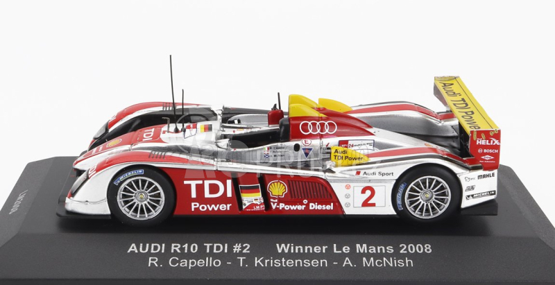 Ixo-models Audi R10 Tdi 5.5l Turbo V12 Team Audi Sport North America N 2 1:43
