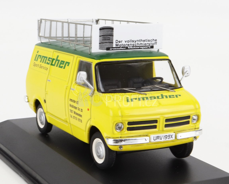 Ixo-models Bedford Cf Van Team Irmscher Rally Assistance 1969 1:43 Žlutá Zelená