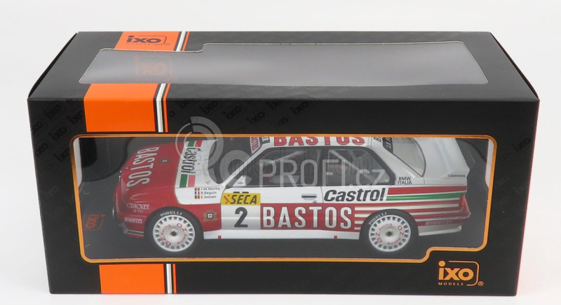 Ixo-models BMW 3-series M3 (e30) Bastos N 2 24h Spa 1991 1:18