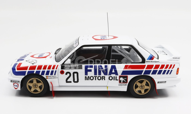 Ixo-models BMW 3-series M3 (e30) Team Bmw Fina N 20 1:18, bílá