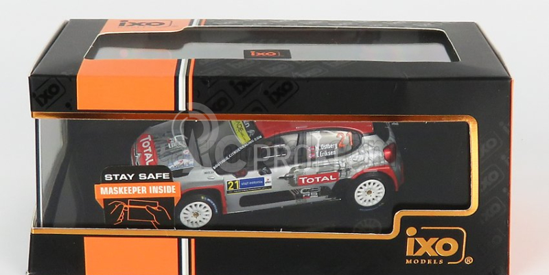 Ixo-models Citroen C3 R5 N 21 Rally Estonia 2020 M.Ostberg - T.Eriksen 1:43
