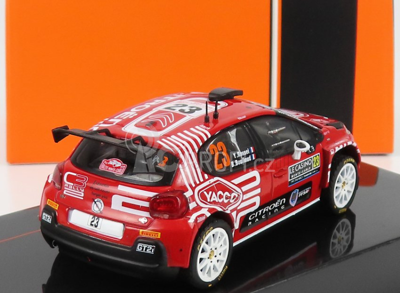 Ixo-models Citroen C3 Rally2 N 23 Rally Montecarlo 2022 1:43, červená