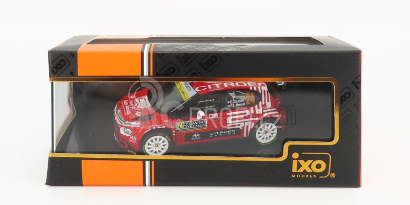 Ixo-models Citroen C3 Rally2 N 24 Rally Montecarlo 2021 1:43, červená