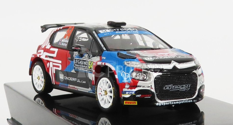 Ixo-models Citroen C3 Rally2 N 54 Rally Montecarlo 2022 S.Lefebvre - A.Malfoy 1:43
