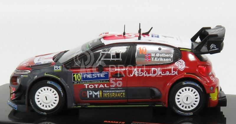 Ixo-models Citroen C3 Wrc Abu Dhabi N 10 Rally Finland 2018 1:43