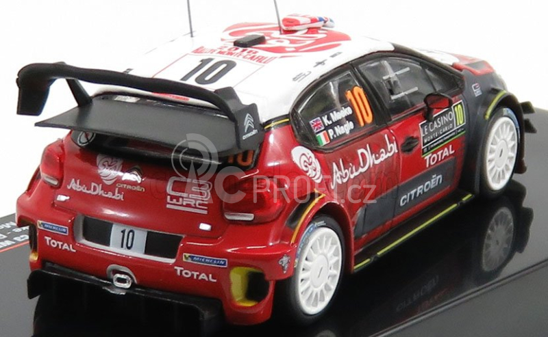 Ixo-models Citroen C3 Wrc Abu Dhabi N 10 Rally Montecarlo 2018 1:43