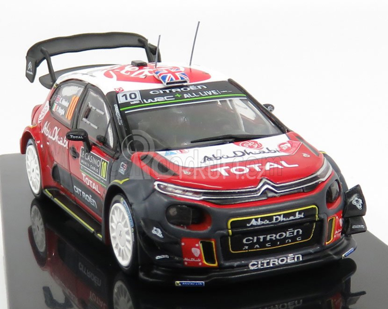 Ixo-models Citroen C3 Wrc Abu Dhabi N 10 Rally Montecarlo 2018 1:43