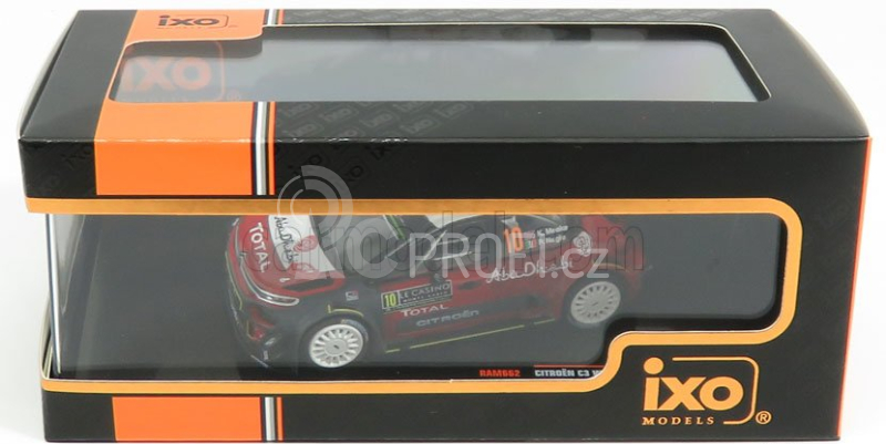 Ixo-models Citroen C3 Wrc Abu Dhabi N 10 Rally Montecarlo 2018 1:43