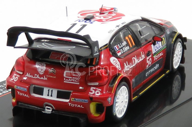 Ixo-models Citroen C3 Wrc Abu Dhabi N 11 Rally Tour De Corse 2018 1:43