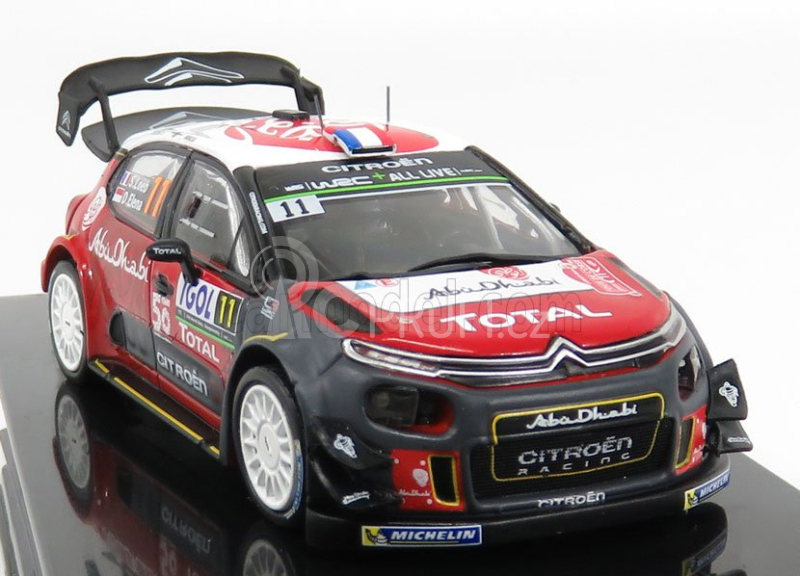 Ixo-models Citroen C3 Wrc Abu Dhabi N 11 Rally Tour De Corse 2018 1:43