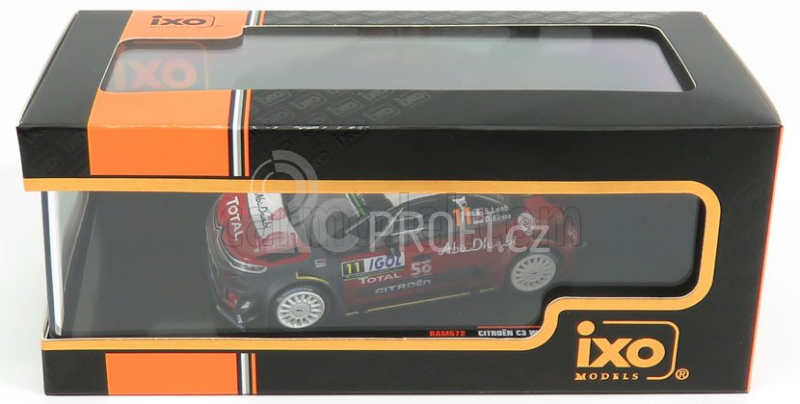 Ixo-models Citroen C3 Wrc Abu Dhabi N 11 Rally Tour De Corse 2018 1:43