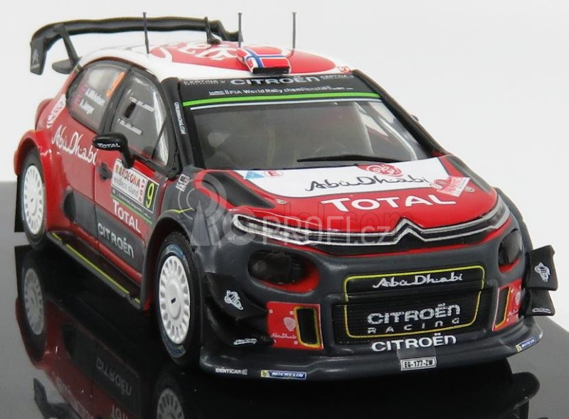 Ixo-models Citroen C3 Wrc Abu Dhabi N 9 Rally Sardegna 2017 1:43