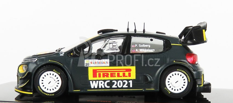 Ixo-models Citroen C3 Wrc N 20 Rally Sardegna Italy 2020 1:43, černá