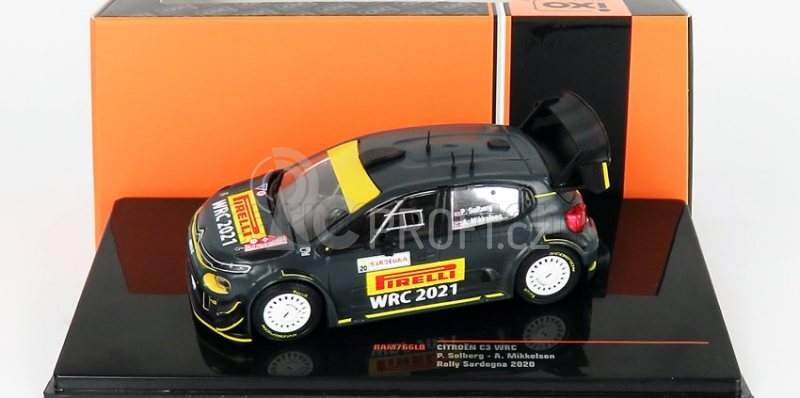 Ixo-models Citroen C3 Wrc N 20 Rally Sardegna Italy 2020 1:43, černá