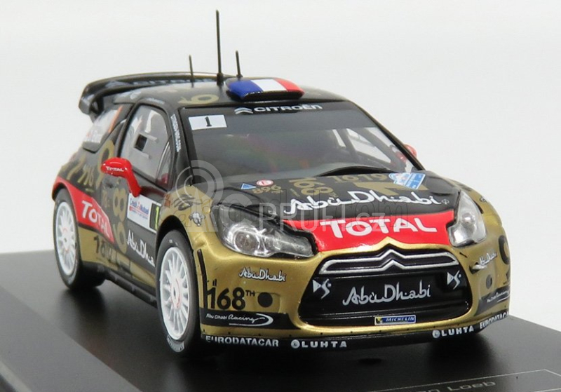 Ixo-models Citroen Citroen Ds3 Abu Dhabi Wrc N 1 Rally France 2013 1:43, černá