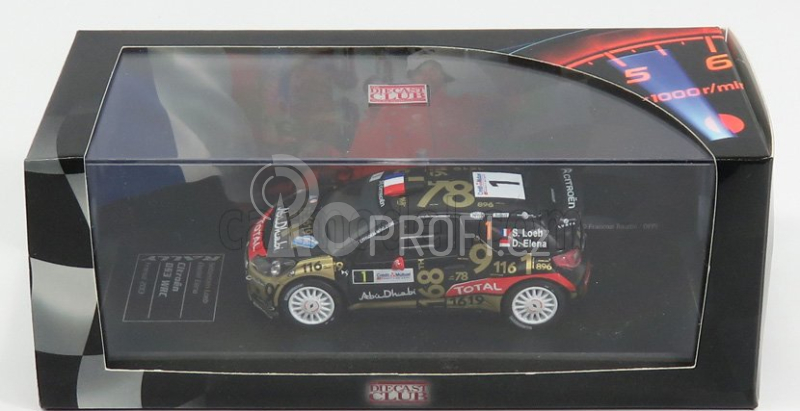 Ixo-models Citroen Citroen Ds3 Abu Dhabi Wrc N 1 Rally France 2013 1:43, černá