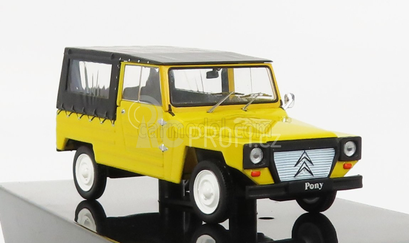 Ixo-models Citroen Namco Pony Cabriolet Closed 1975 1:43 Žlutá Černá