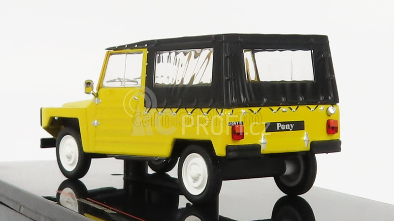 Ixo-models Citroen Namco Pony Cabriolet Closed 1975 1:43 Žlutá Černá