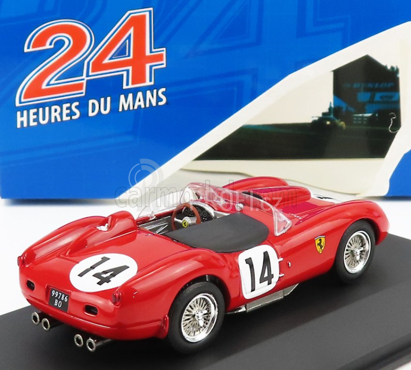 Ixo-models Ferrari 250 Tr Testarossa 3.0l V12 Team Scuderia Ferrari N 14 1:43, červená