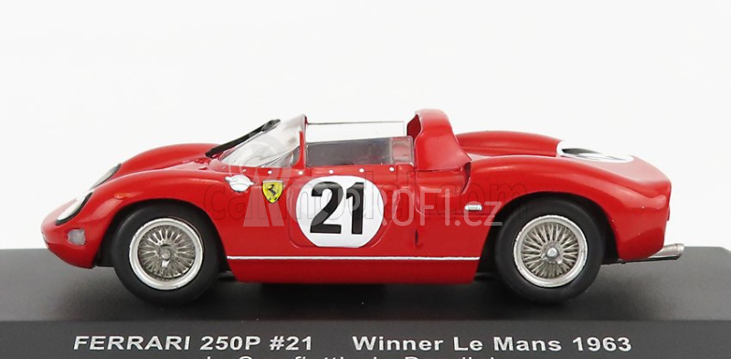 Ixo-models Ferrari 250p Spider 3.0l V12 Team Ferrari Spa Sefac N 21 1:43, červená