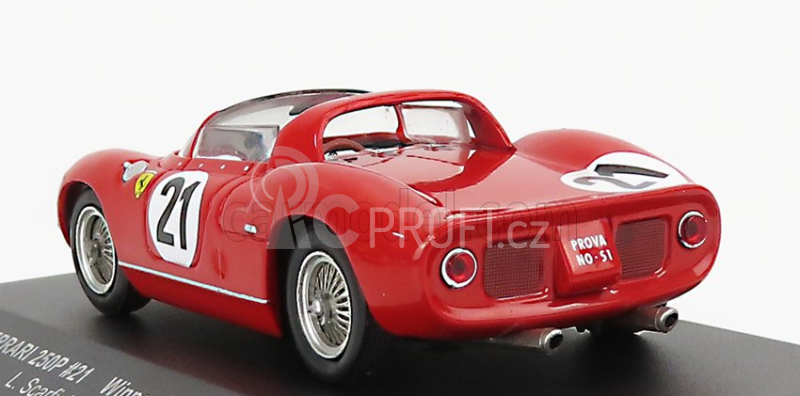 Ixo-models Ferrari 250p Spider 3.0l V12 Team Ferrari Spa Sefac N 21 1:43, červená