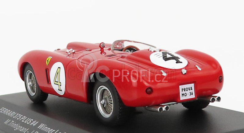 Ixo-models Ferrari 375 Plus 5.0l V12 Spider Team Scuderia Ferrari N 4 1:43, červená