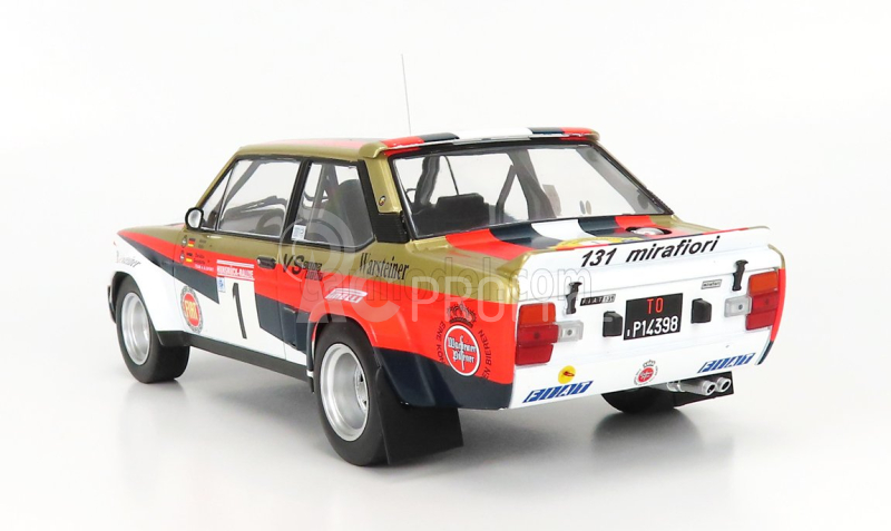 Ixo-models Fiat 131 Abarth N 1 Rally Hunsruck 1980 W.Rohrl - C.Geistdoerfer 1:18