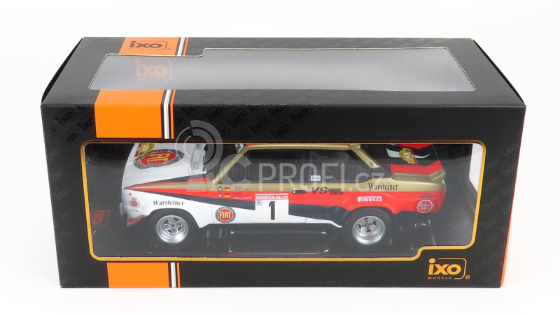 Ixo-models Fiat 131 Abarth N 1 Rally Hunsruck 1980 W.Rohrl - C.Geistdoerfer 1:18