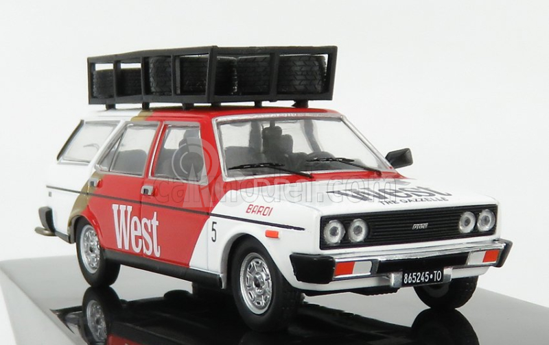 Ixo-models Fiat 131 Panorama Assistance Rally Team West 1979 1:43 Bílá Červená