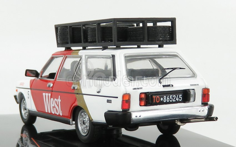 Ixo-models Fiat 131 Panorama Assistance Rally Team West 1979 1:43 Bílá Červená