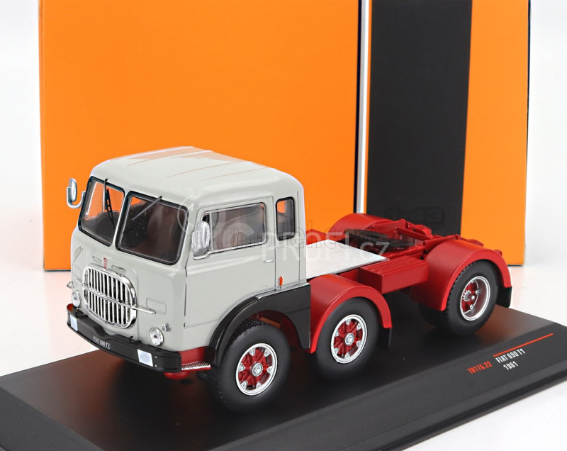 Ixo 1:43 Fiat 690 T1 LKW year 1961 red / black TR027 model