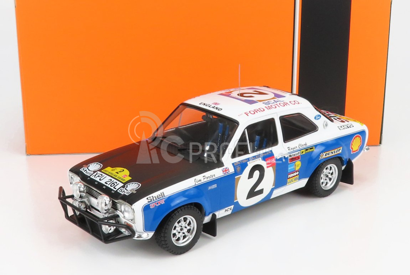 Ixo-models Ford england Escort Mki Rs 1600 (night Version) N 2 1:18