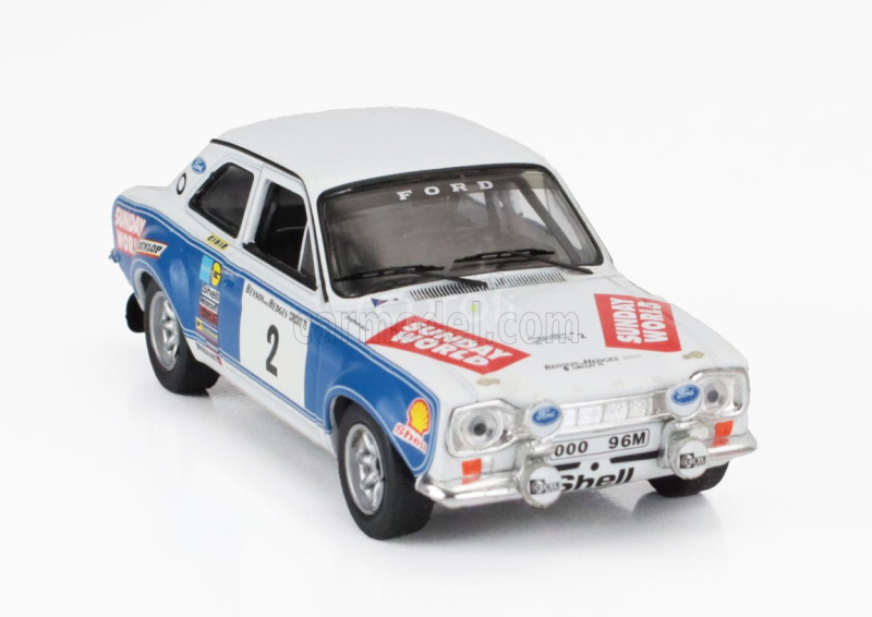 Ixo-models Ford england Escort Mki Rs 1600 (night Version) N 2 Winner Rally Ireland 1975 Billy Coleman - Paul Phelan 1:43 Bílá Modrá