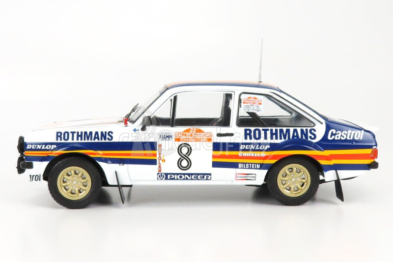 Ixo-models Ford england Escort Mkii Rs 1800 Team Rothmans N 8 1:24, bílá