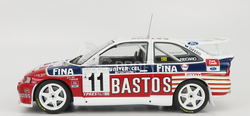 Ixo-models Ford england Escort Rs Cosworth Bastos N 11 Rally Ypres 1995 1:24