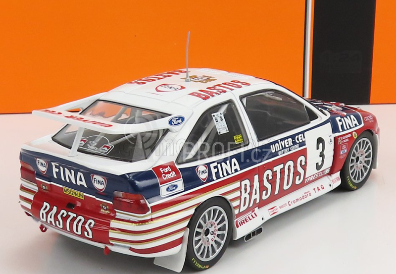 Ixo-models Ford england Escort Rs Cosworth Bastos N 3 Rally Ypres 1995 1:24