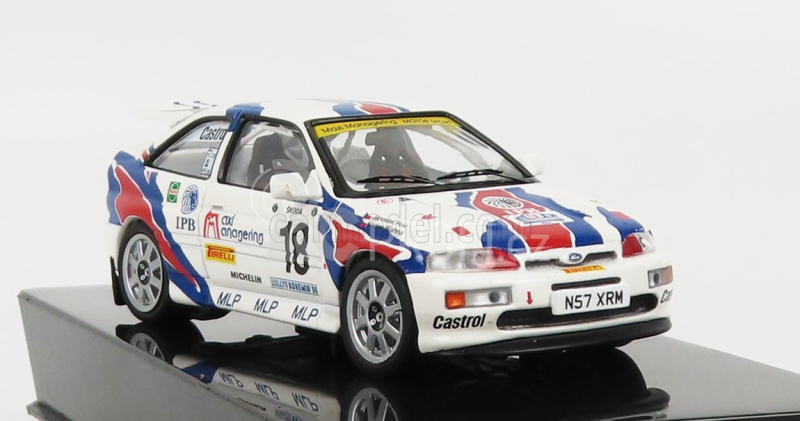 Ixo-models Ford england Escort Rs Cosworth N 18 Rally Bohemia 1996 1:43, bílá