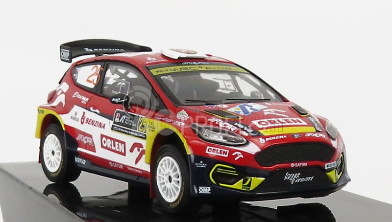 Ixo-models Ford england Fiesta R5 Mkii N 25 Rally Acropolis 2021 1:43, červená