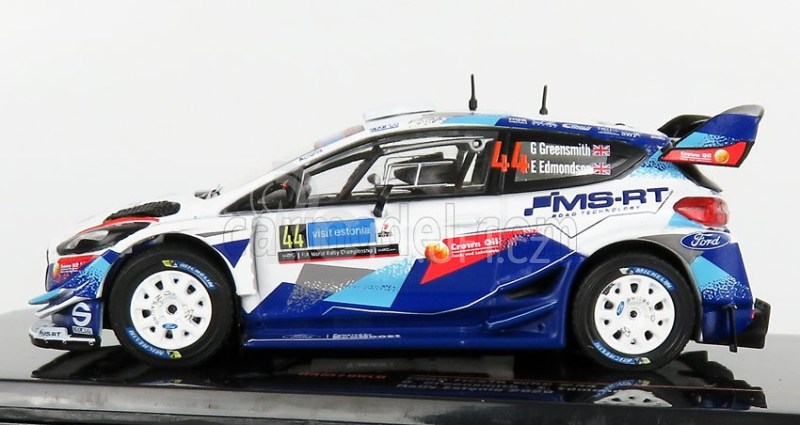 Ixo-models Ford england Fiesta Wrc N 44 Rally Estonia 2020 1:43, bílomodrá