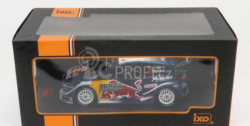 Ixo-models Ford england Fiesta Wrc Red Bull N 1 Winner Rally Montecarlo 2018 1:24