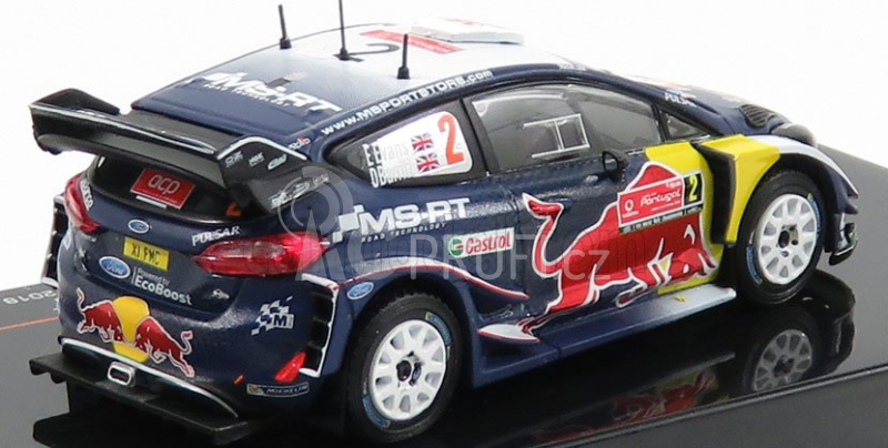 Ixo-models Ford england Fiesta Wrc Red Bull N 2 Rally De Portugal 2018 1:43