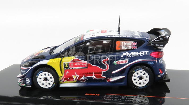 Ixo-models Ford england Fiesta Wrc Red Bull N 2 Rally De Portugal 2018 1:43