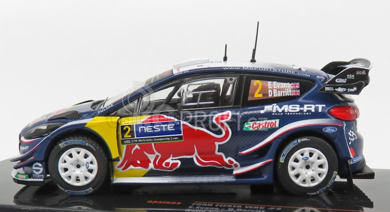Ixo-models Ford england Fiesta Wrc Red Bull N 2 Rally Finland 2018 1:43
