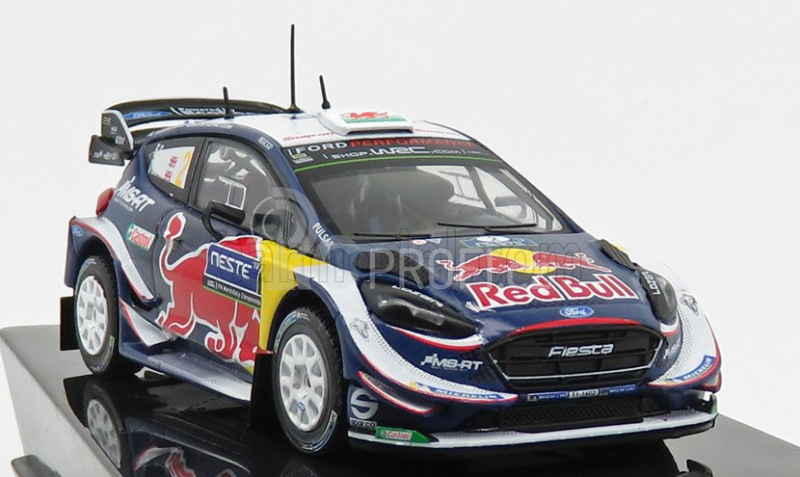 Ixo-models Ford england Fiesta Wrc Red Bull N 2 Rally Finland 2018 1:43