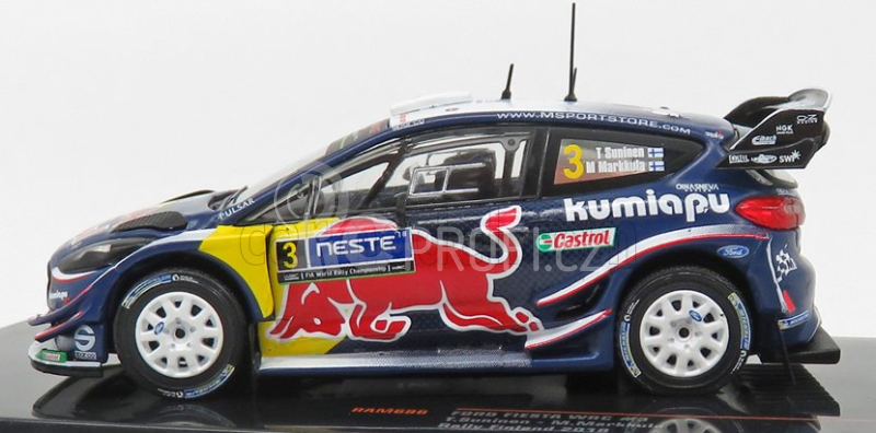 Ixo-models Ford england Fiesta Wrc Red Bull N 3 Rally Finland 2018 1:43